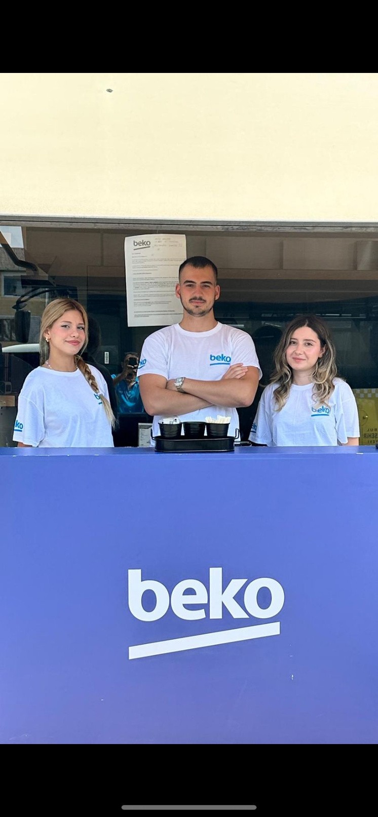 Beko saha aktivasyonunda görev alan ekip